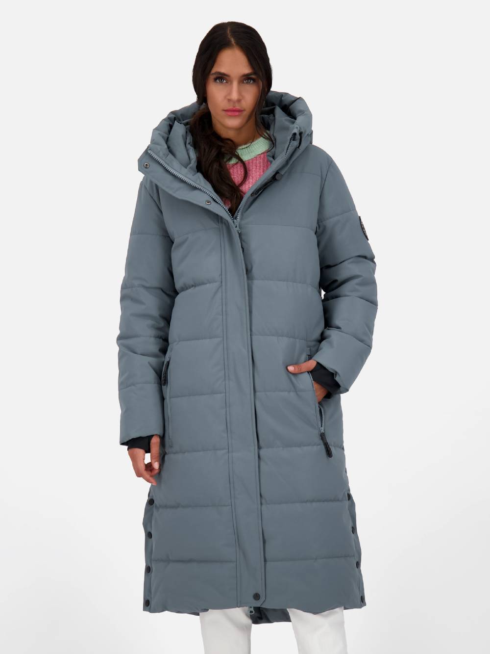 Alife and Kickin Winter Coat 'Katia' in Opal Nur noch ein Tag übrig