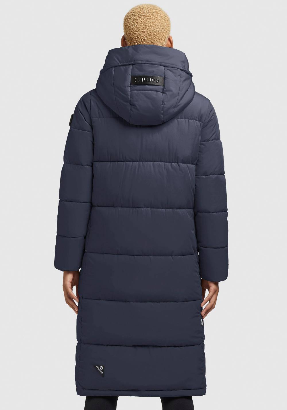 khujo Winter Coat in Blue, Dark Blue Kostenloser Versand international