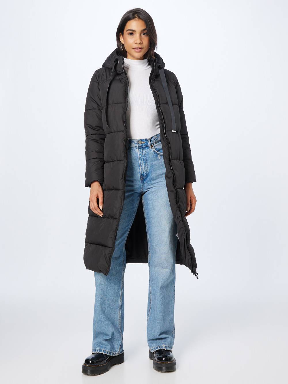 ABOUT YOU Winter Coat 'Josepha' in Black Auslauf