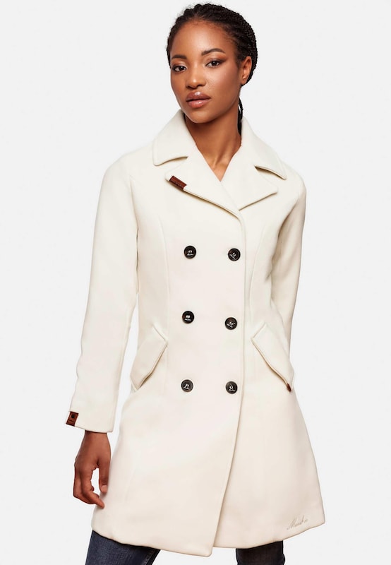 MARIKOO Between-Seasons Coat 'Nanakoo' in Natural White Angebote