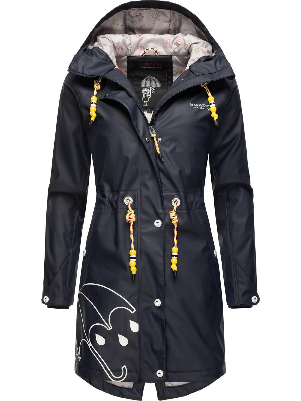 MARIKOO Raincoat in Navy Hotsell