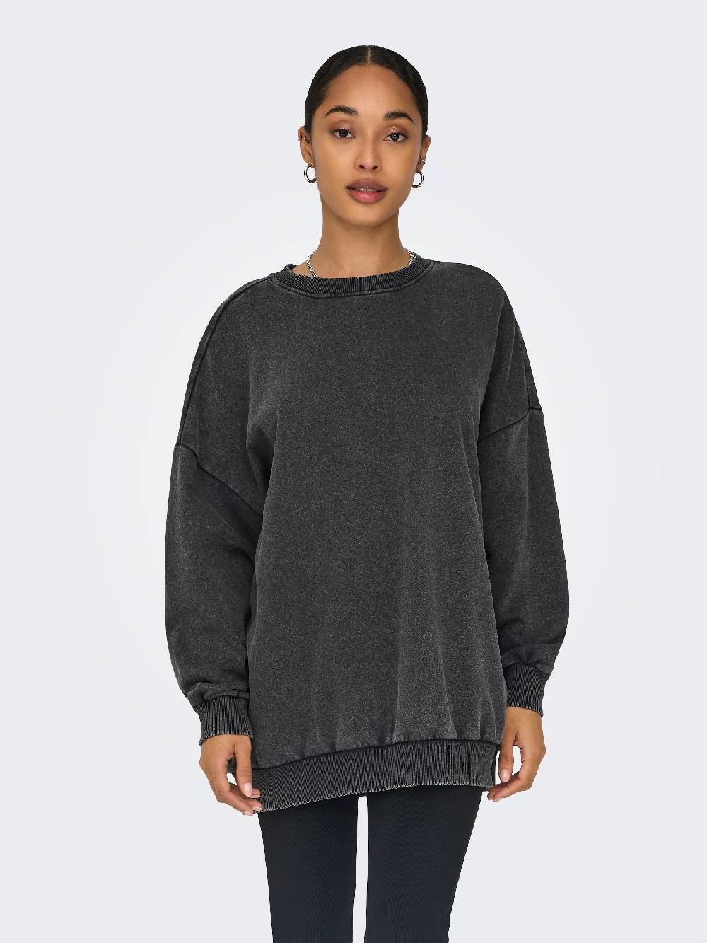 ONLY Sweatshirt in Black Saisonschlussverkauf