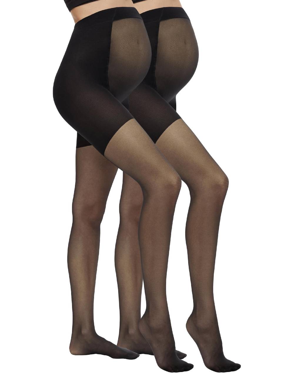 MAMALICIOUS Fine Tights 'Sabrina' in Black Sonderangebote