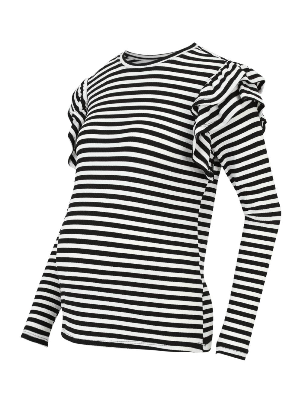 Only Maternity Shirt 'OLMEVIE' in Black Super Sparpreis