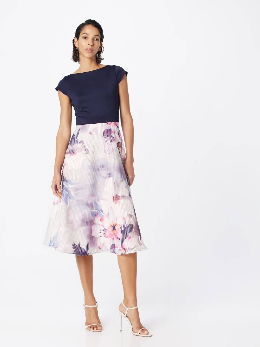 SWING Cocktail Dress in Navy Kostenloser Versand international