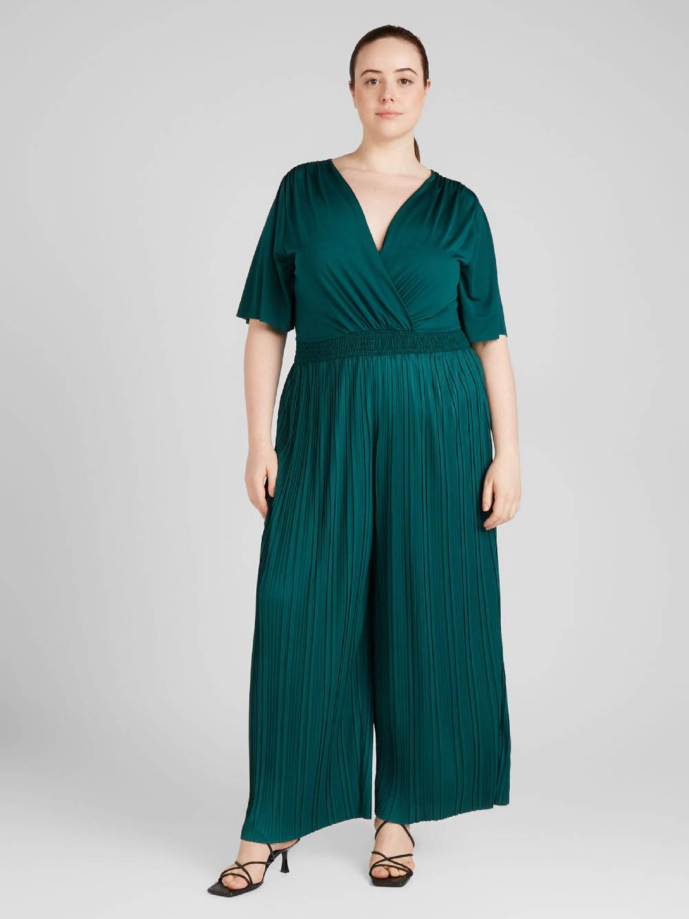 ABOUT YOU Curvy Jumpsuit in Dark Green Versandkostenfrei
