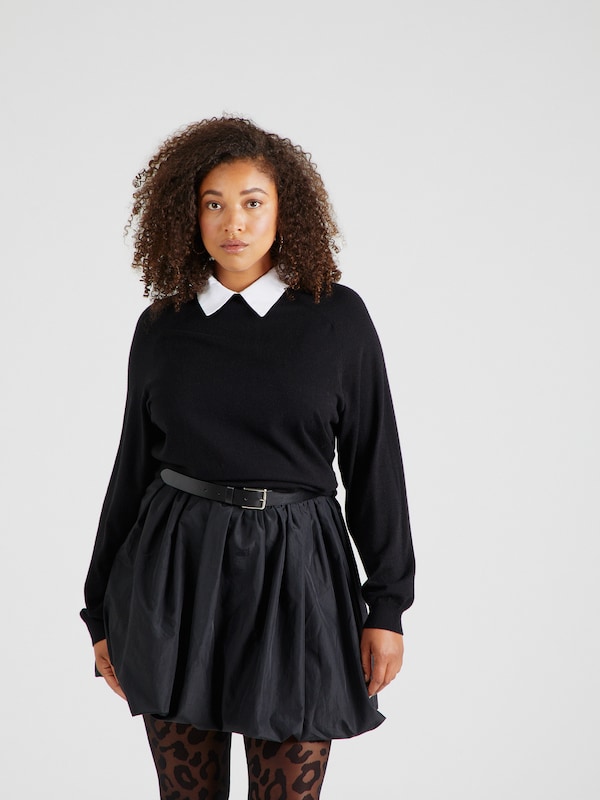 ONLY Carmakoma Sweater 'CARANGIE' in Black Online Shopping