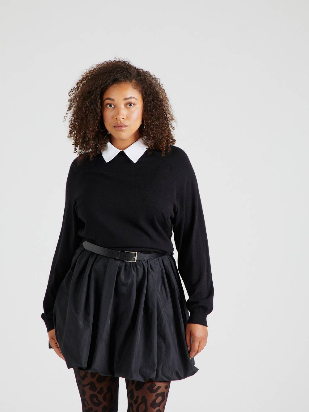 ONLY Carmakoma Sweater 'CARANGIE' in Black Online Shopping