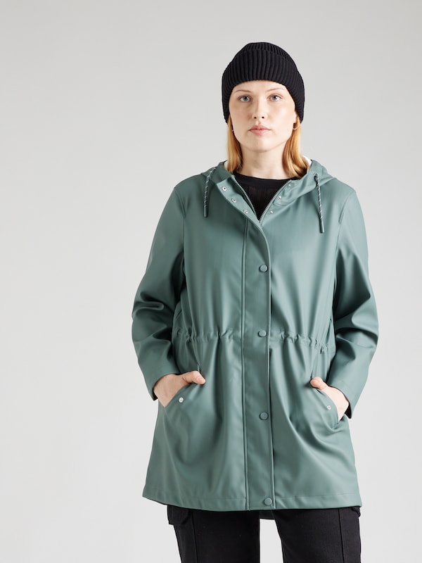 Vero Moda Curve Performance Jacket 'VMMALOU' in Dark Green Jubiläumsangebot