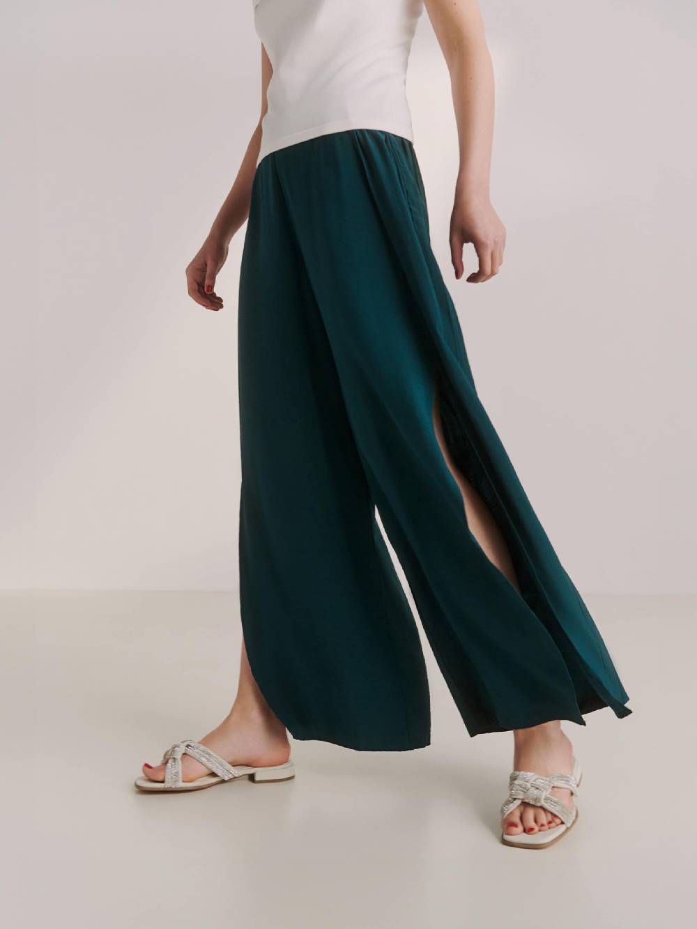 Guido Maria Kretschmer Women Loose fit Pants 'Darlin' in Emerald Exklusive Angebote