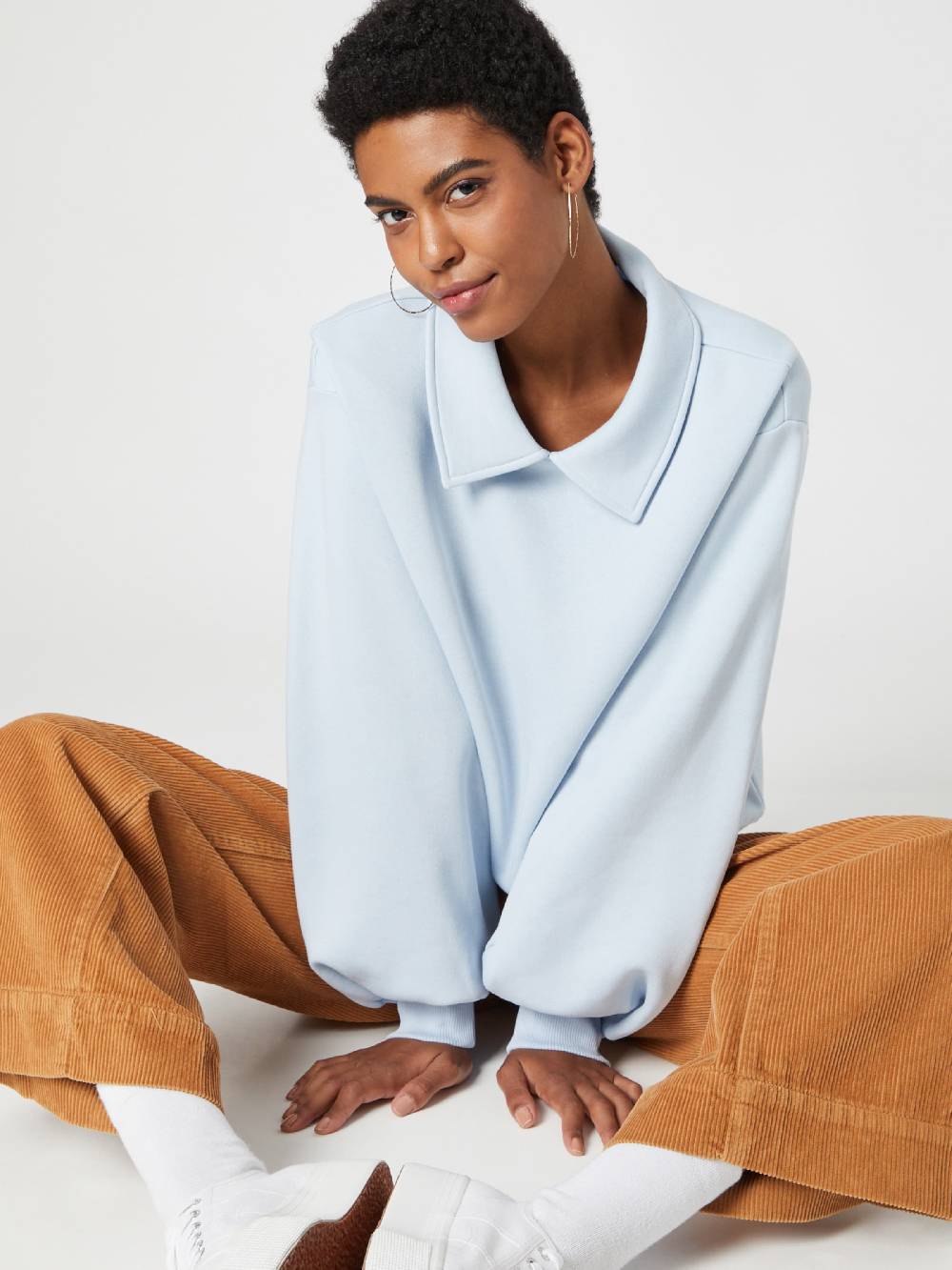 florence by mills exclusive for ABOUT YOU Sweatshirt 'Joy' in Light Blue Tägliche Deals