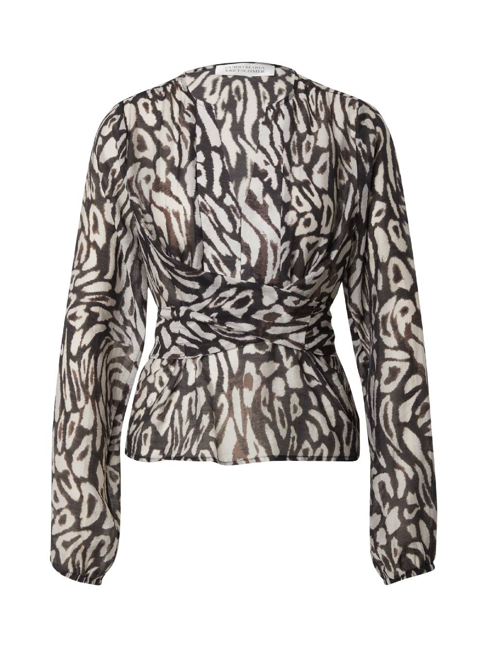 Guido Maria Kretschmer Women Blouse 'Christiana' in Black Super Sparpreis