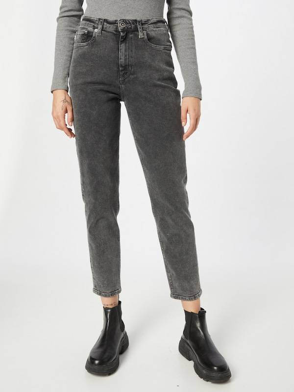 MUD Jeans Regular Jeans in Black Denim Kostenlose Rückgabe