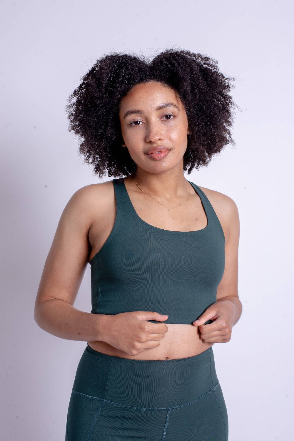 Girlfriend Collective Bralette Sports Bra 'Paloma' in Green Letzte 3 Tage