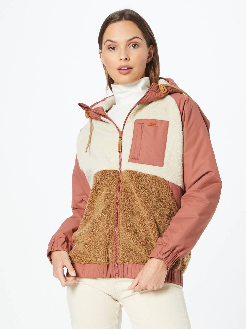 Iriedaily Between-Season Jacket 'Arctikmix' in Apricot Letzte 2 Tage
