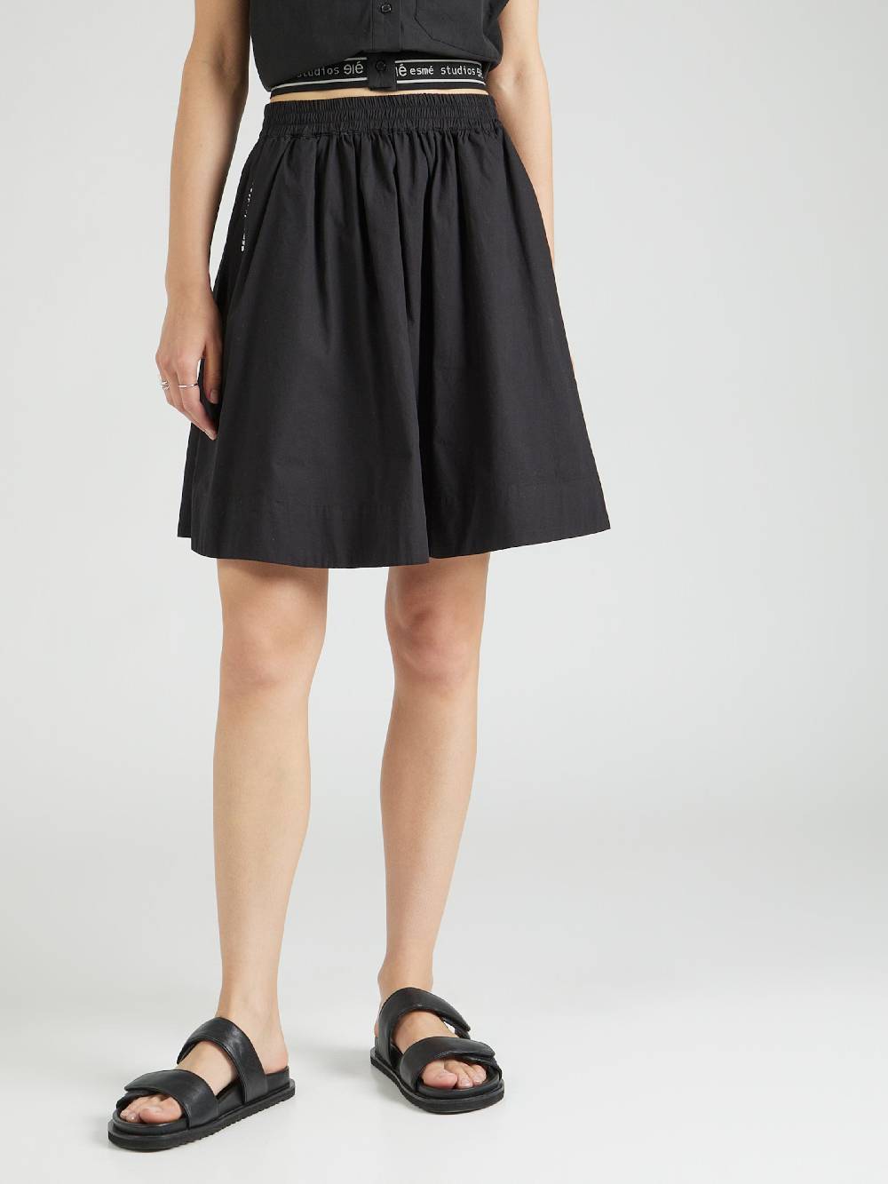 Esmé Studios Skirt 'Anine' in Black Zeitbegrenzte Promotion