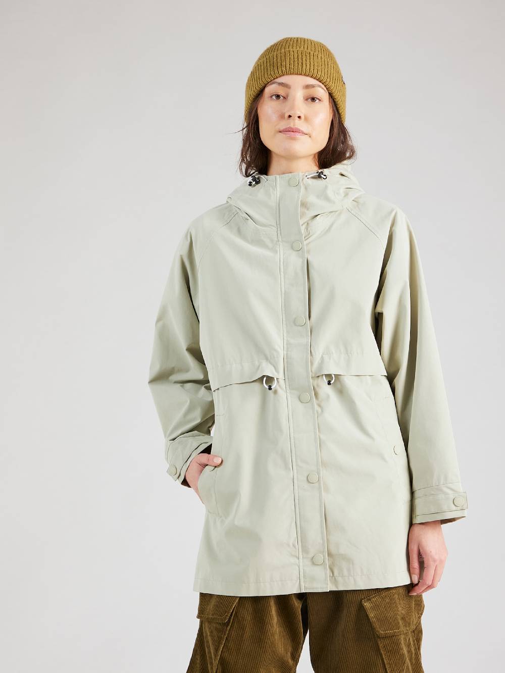 Iriedaily Between-Season Jacket 'Kati' in Pastel Green Bis zu 55% Rabatt