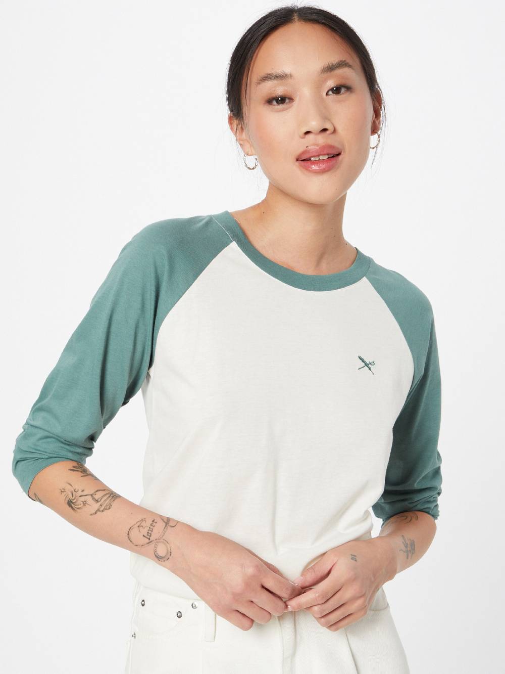 Iriedaily Shirt 'Flaggy' in Blue Nur noch ein Tag übrig