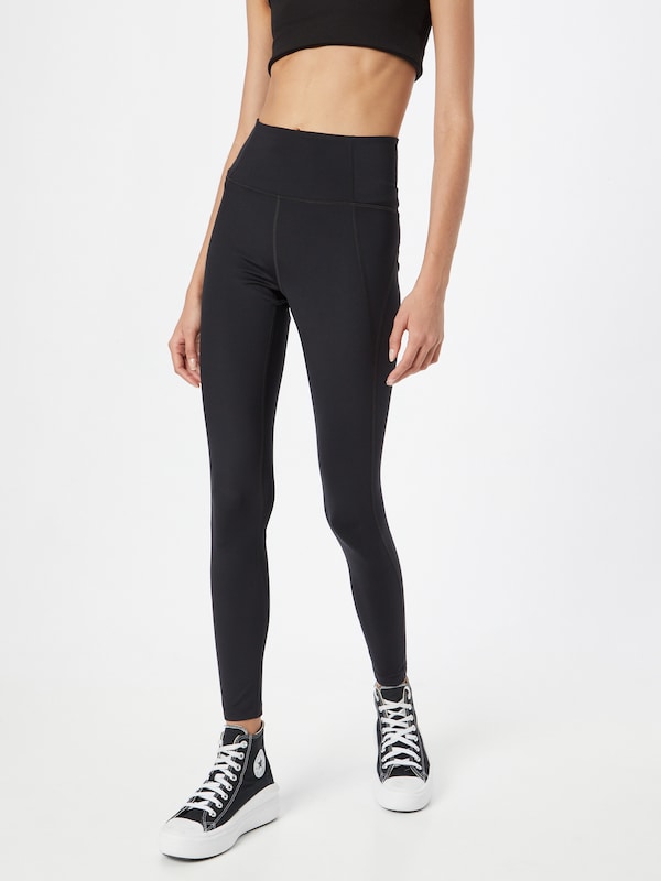Girlfriend Collective Skinny Workout Pants in Black Super Rabatt