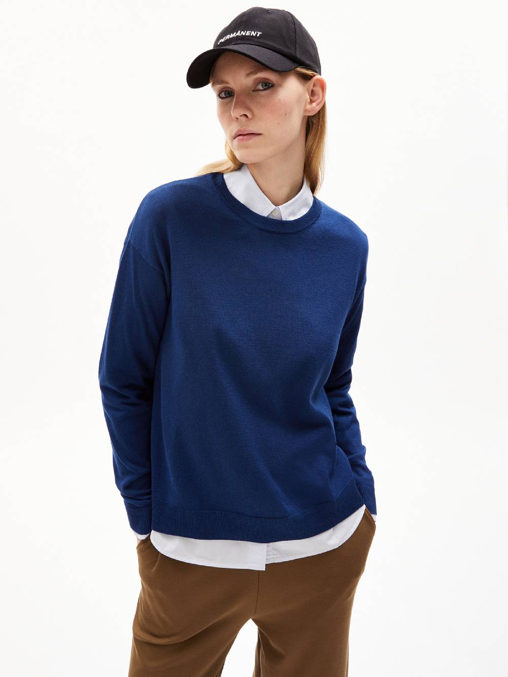 ARMEDANGELS Sweater 'LARUNAA' in Gentian Black Friday Preise