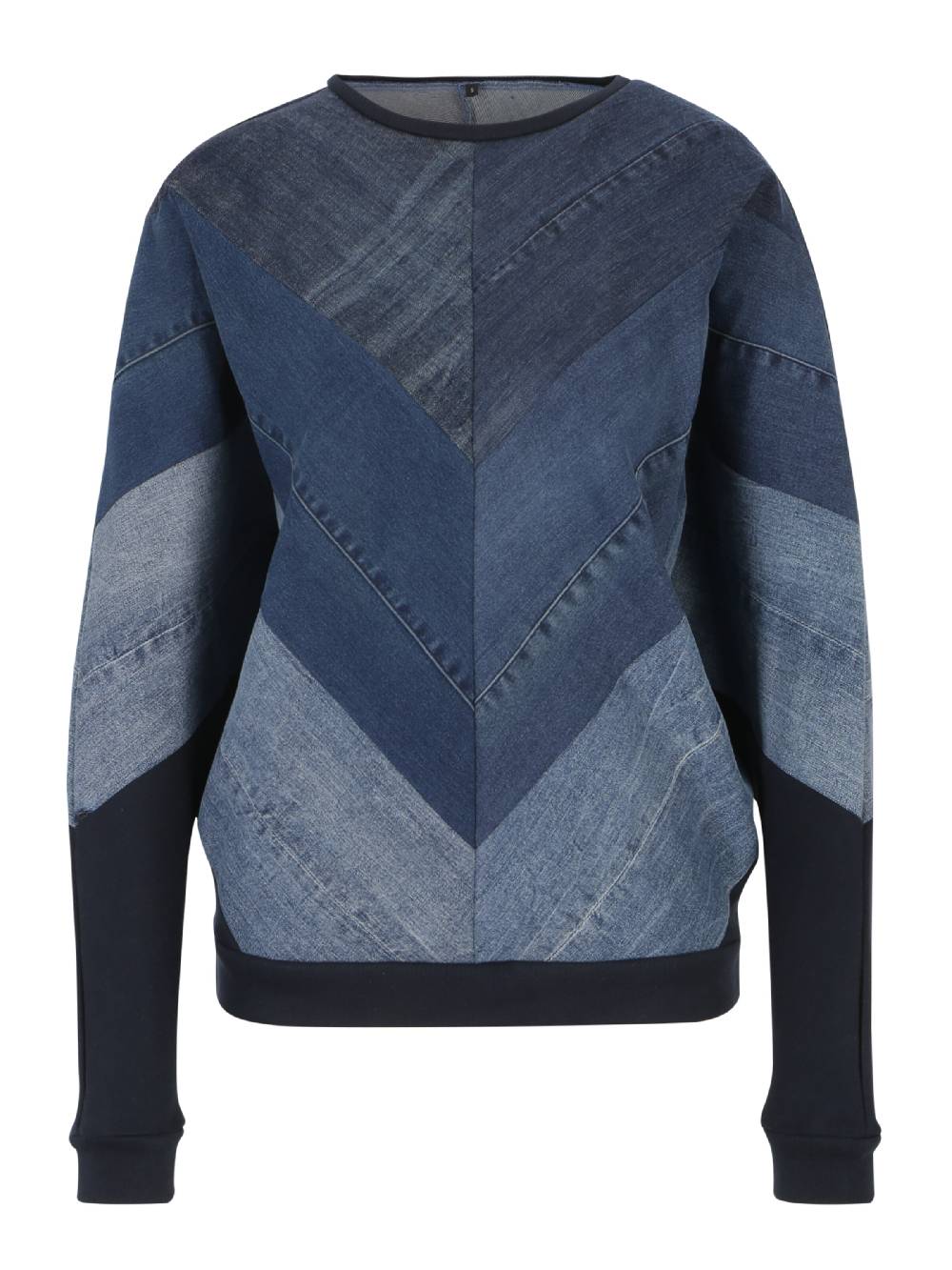 Bridge & Tunnel Sweatshirt 'Denim' in Marine Blue, Sapphire, Blue Denim Flash Sale