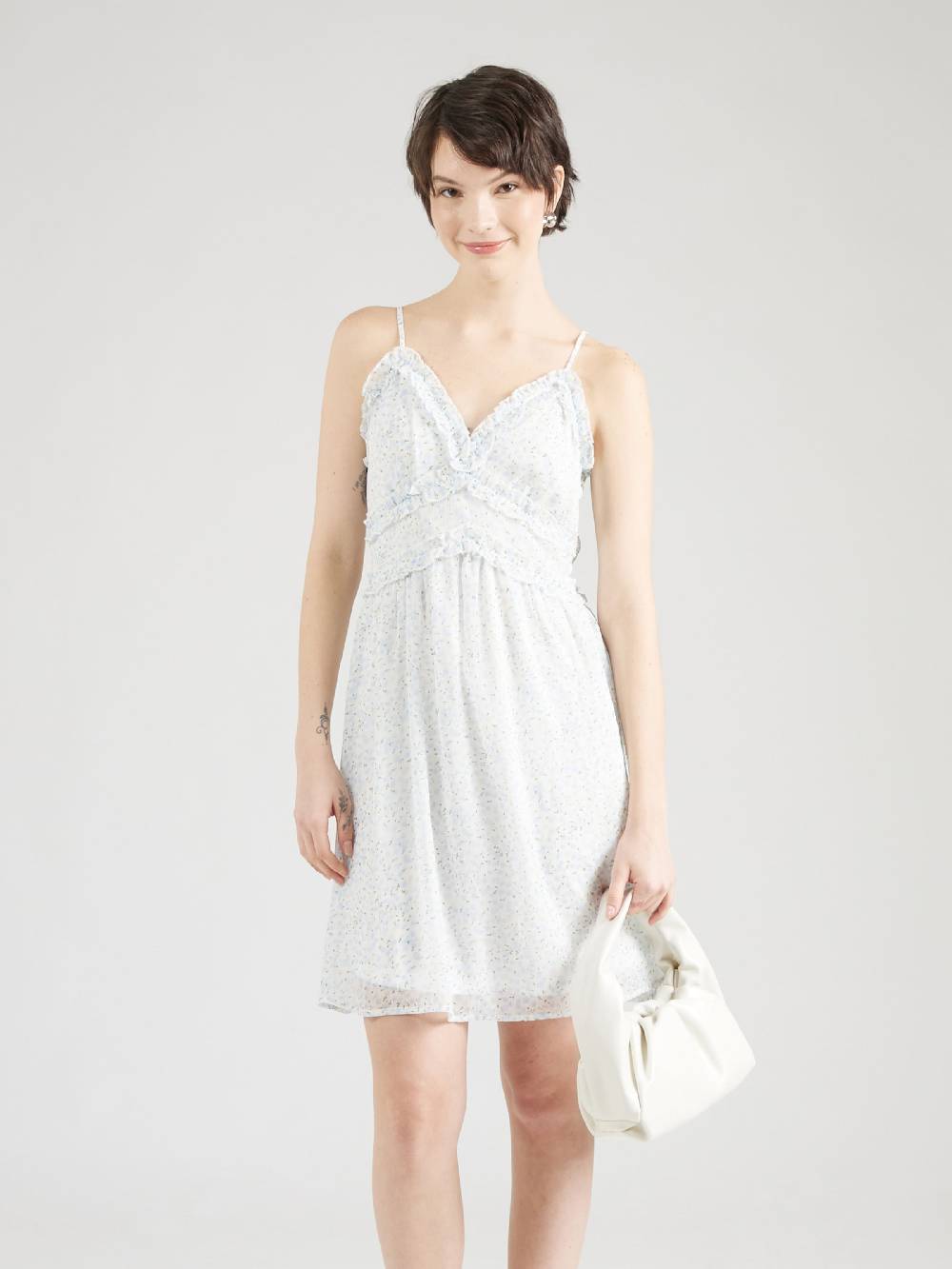 VERO MODA Summer Dress 'SMILLA' in White Tägliche Deals