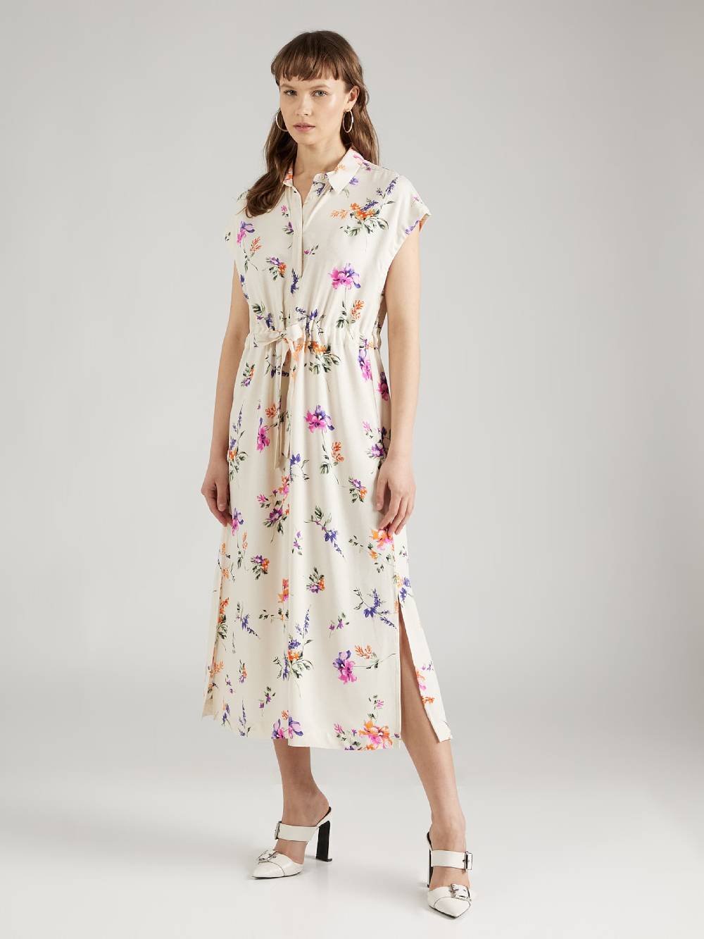 Y.A.S Shirt Dress 'Asina' in Beige VIP-Rabatte