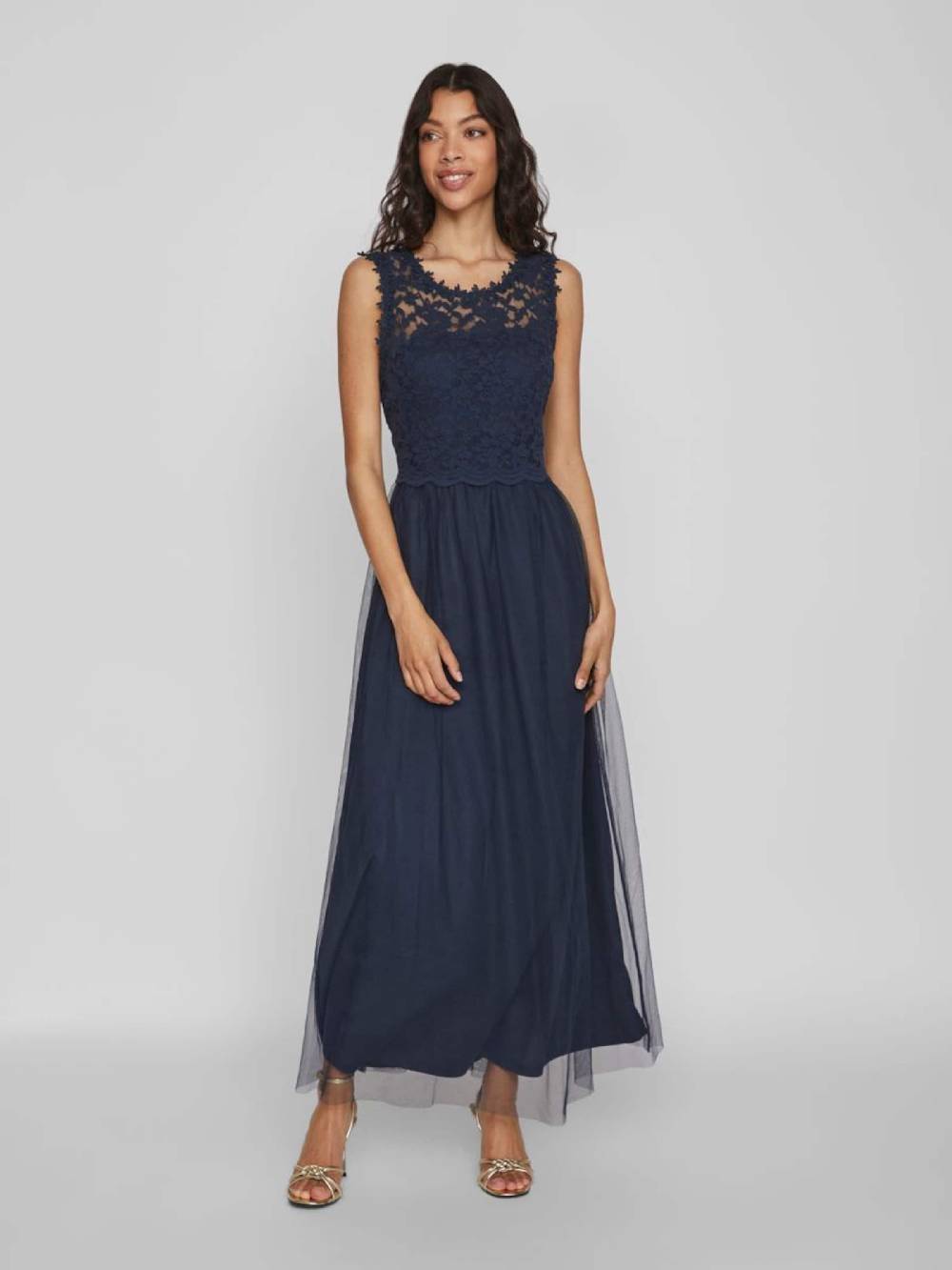 VILA Evening Dress 'VILynnea' in Blue Letzte 3 Tage