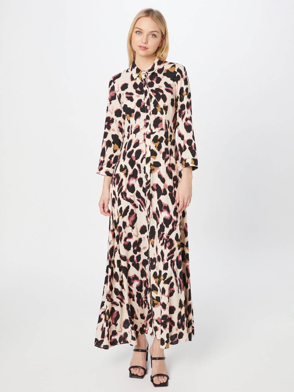 Y.A.S Shirt Dress 'YASSAVANNA' in Beige Neueste Stile