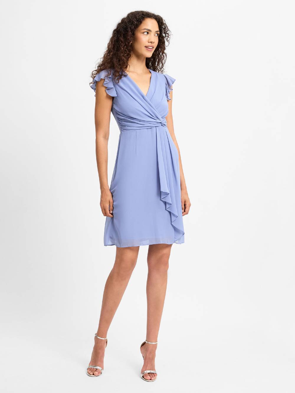 Marie Lund Cocktail Dress in Light Blue Nur noch ein Tag übrig