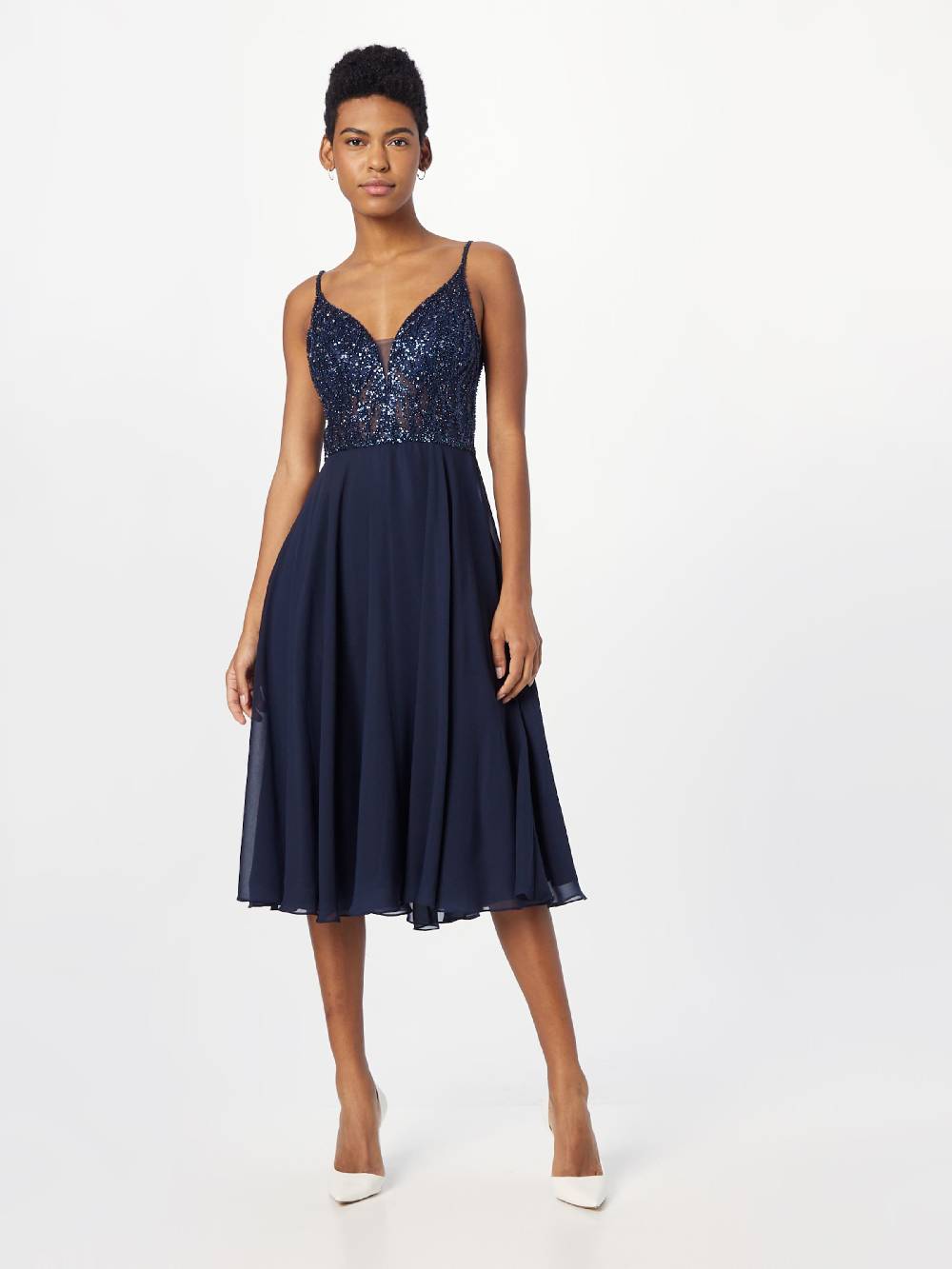 SWING Cocktail Dress in Navy Black Friday Preise