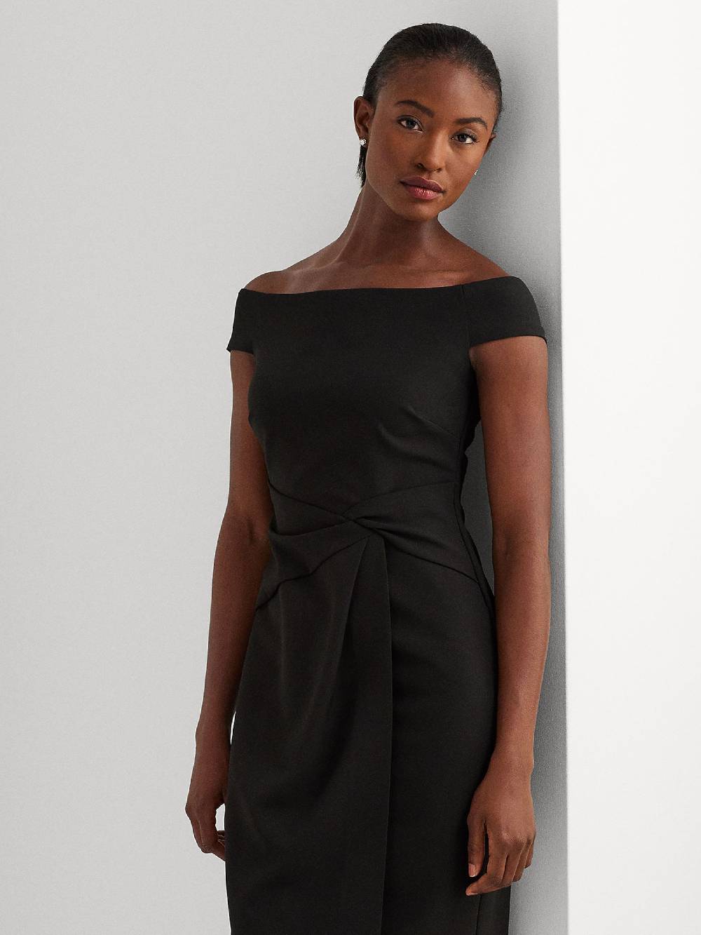 Lauren Ralph Lauren Cocktail Dress in Muddy Colored Auslauf