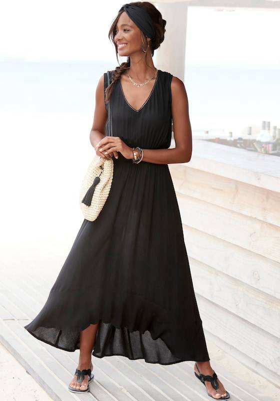 s.Oliver Evening Dress in Black Limitierter Zeitrabatt