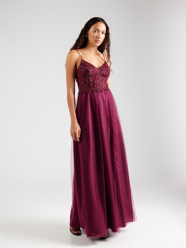 Laona Evening Dress in Ruby Red Black Friday