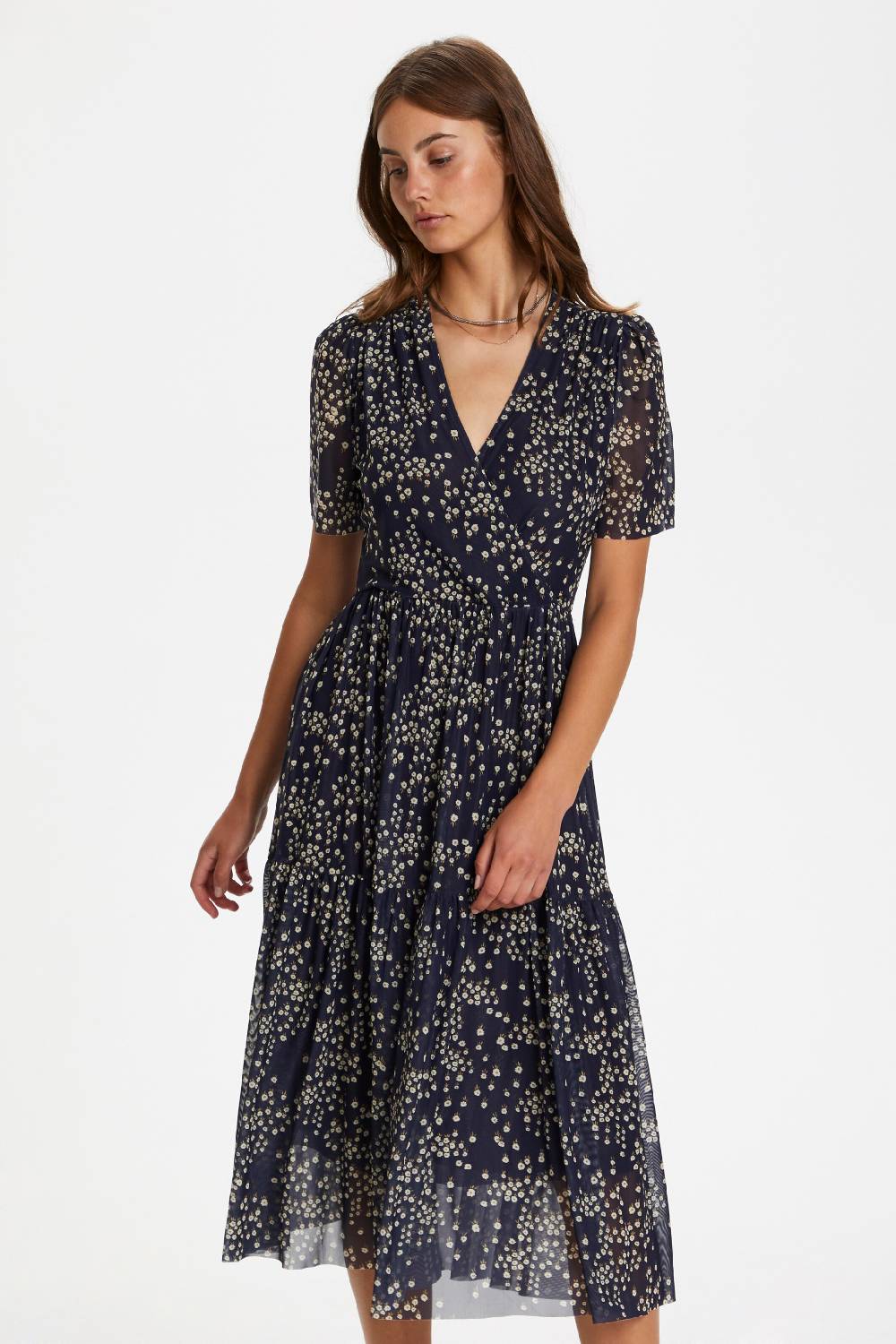 SOAKED IN LUXURY Dress 'Aldora' in Night Blue Neueste Mode