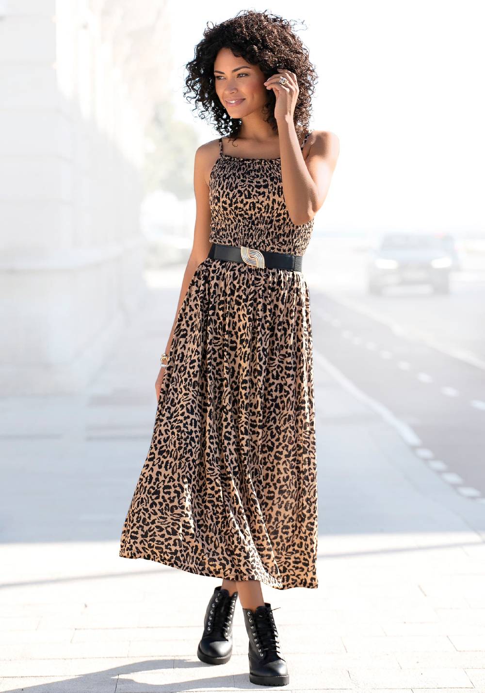 BUFFALO Dress in Brown, Light Brown Tägliche Deals