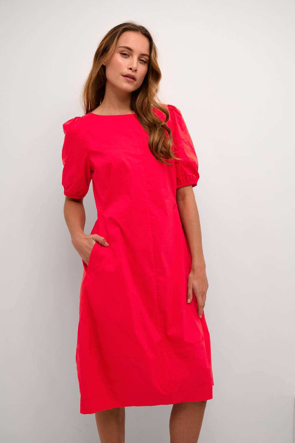 CULTURE Dress 'antoinett' in Cranberry Letzter Tag