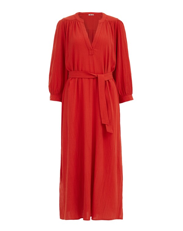 WE Fashion Shirt Dress in Bright Red Günstig kaufen