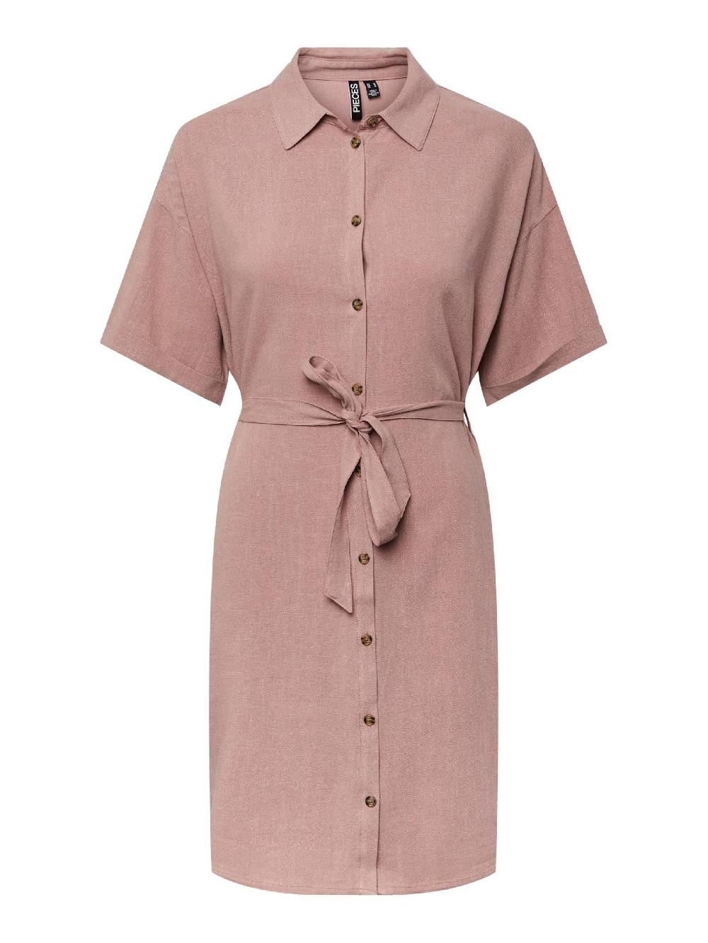 PIECES Shirt Dress 'Vinsty' in Dusky Pink Versandkostenfrei