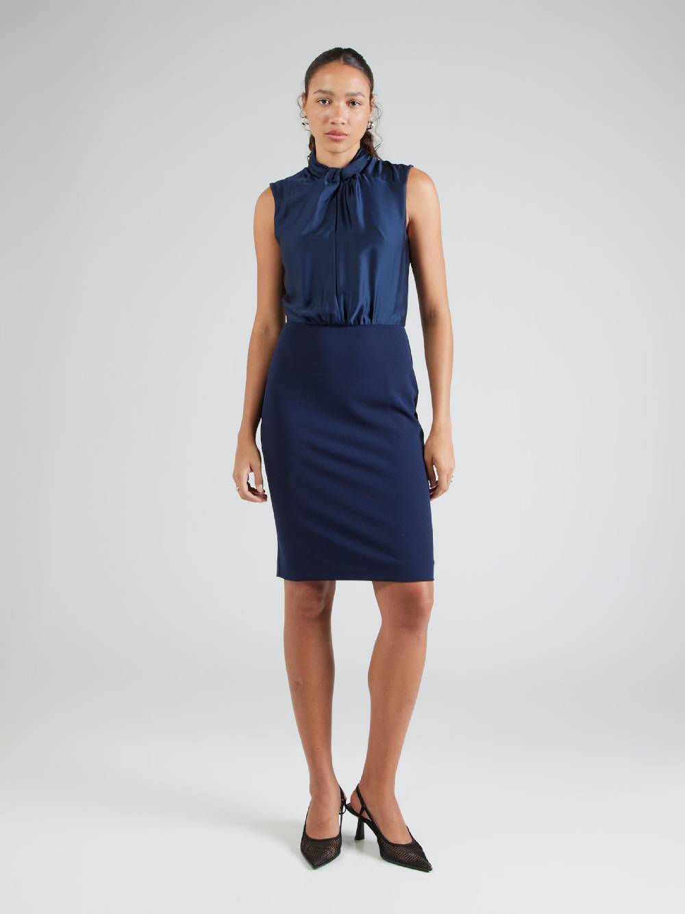 SWING Sheath Dress in Marine Blue Cyber Monday