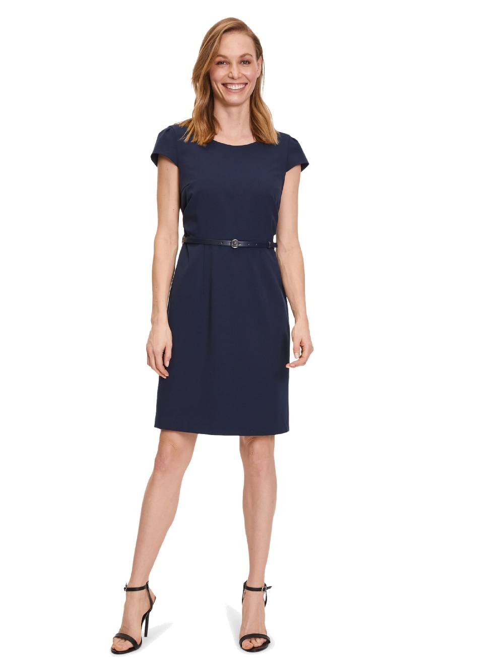 Betty & Co Sheath Dress in Marine Blue Neuheiten