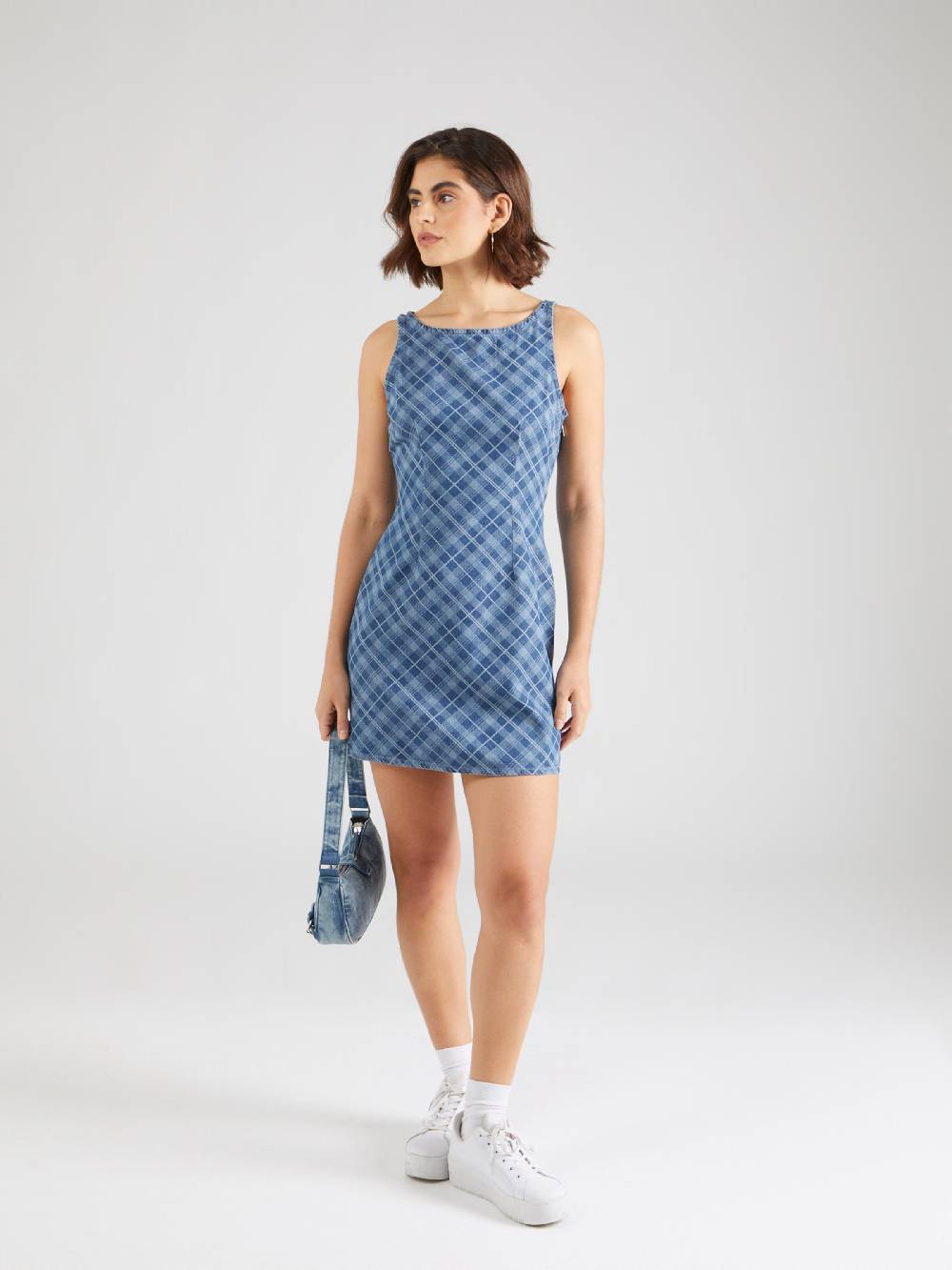 Tommy Jeans Dress in Blue Denim, Light Blue Bis zu 60% Rabatt