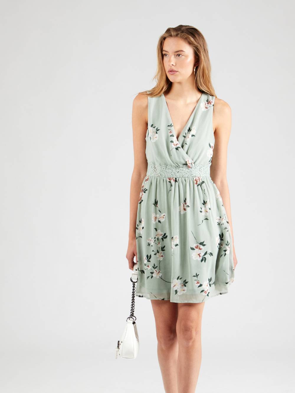 ABOUT YOU Dress 'Cindy' in Light Green, Mixed Colors Rabatte dieses Monats