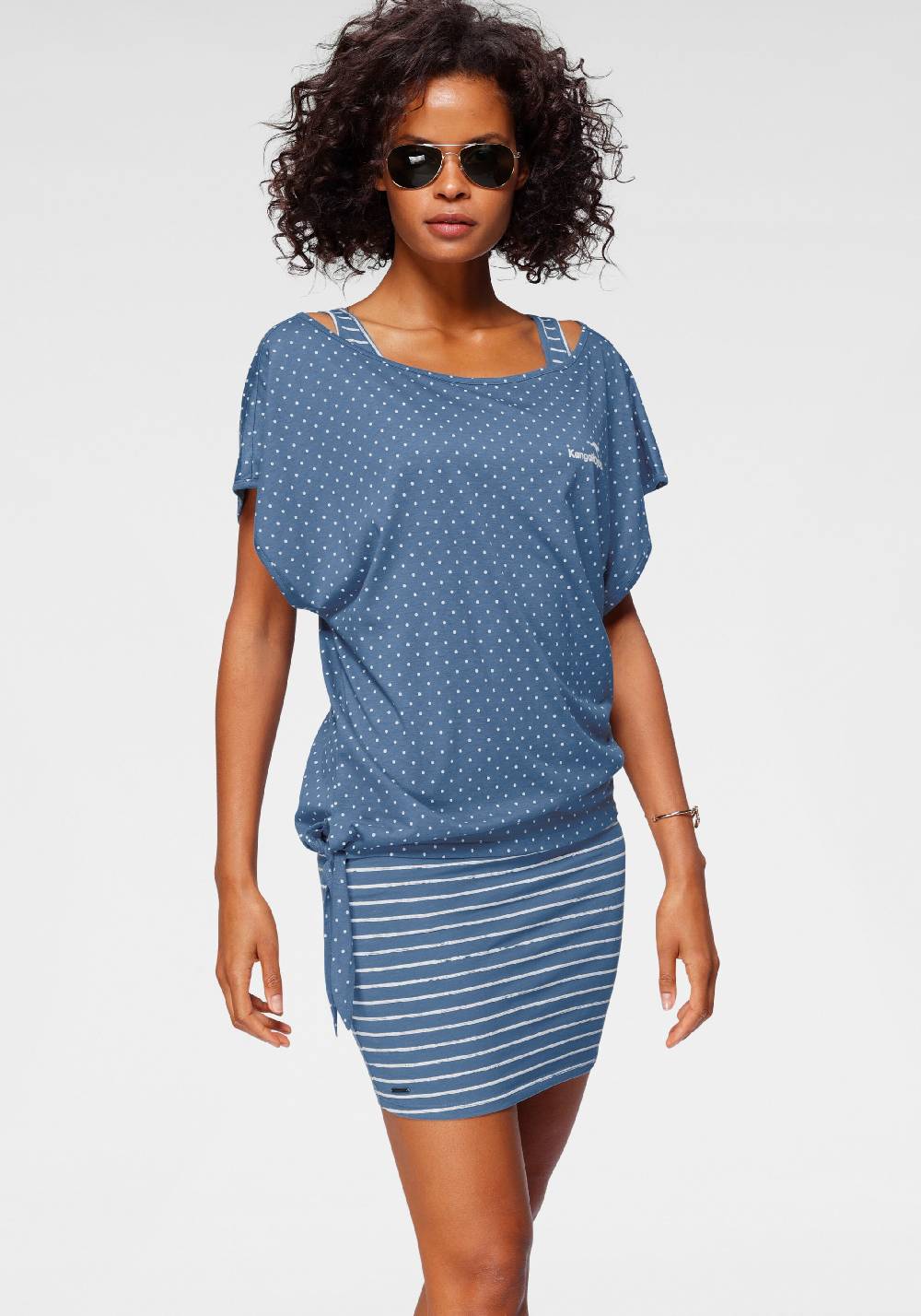 KangaROOS Dress in Smoke Blue Hotsell