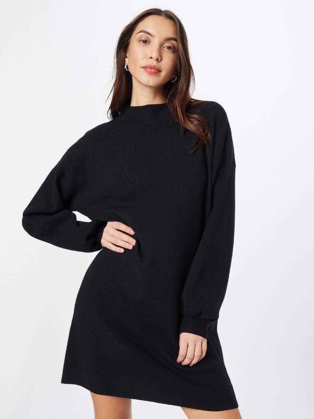 VERO MODA Knitted dress 'Nancy' in Black Fabrik Onlineshop
