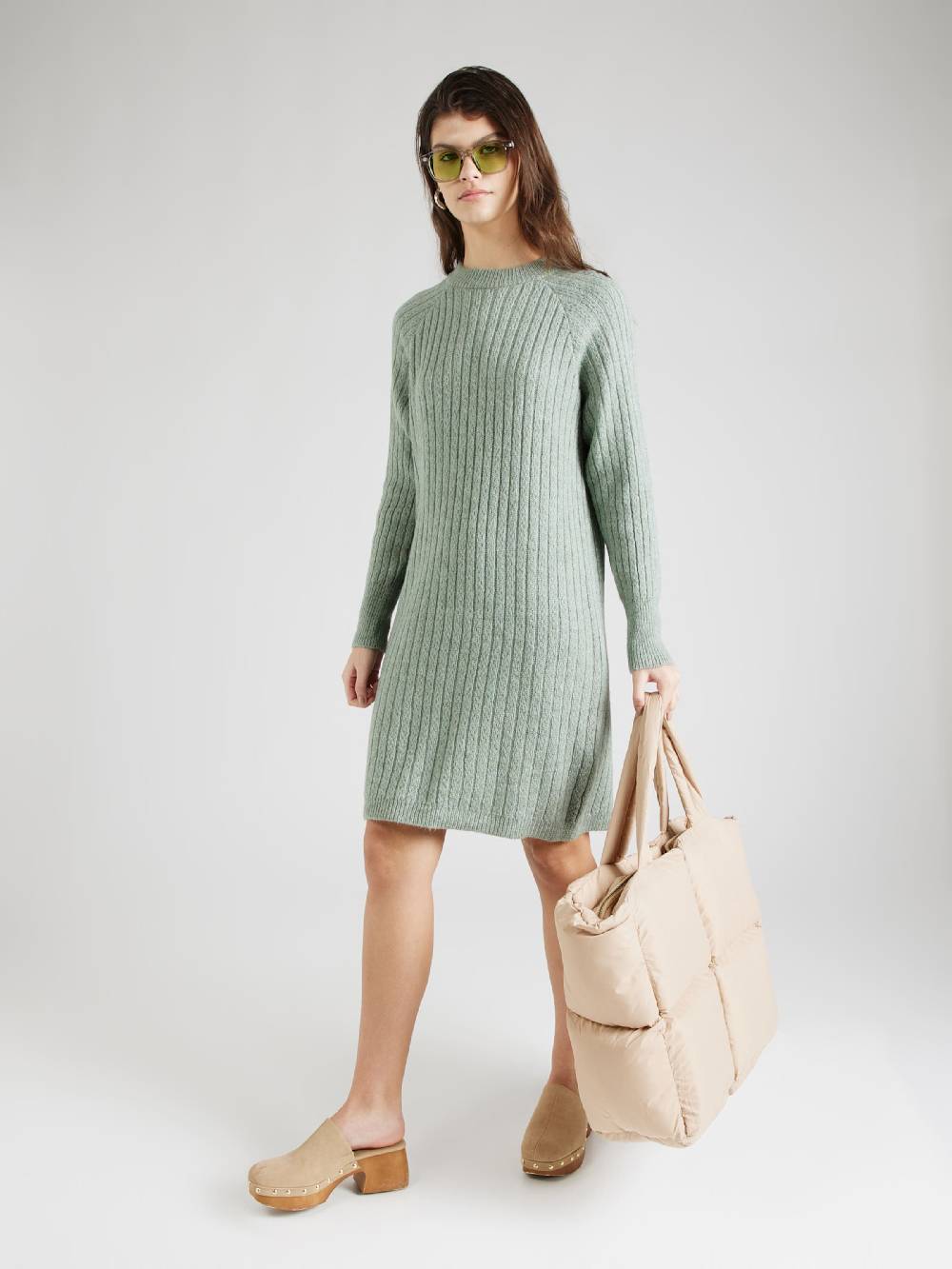 ONLY Knitted dress 'ONLJamelia' in Mint Flash Sale