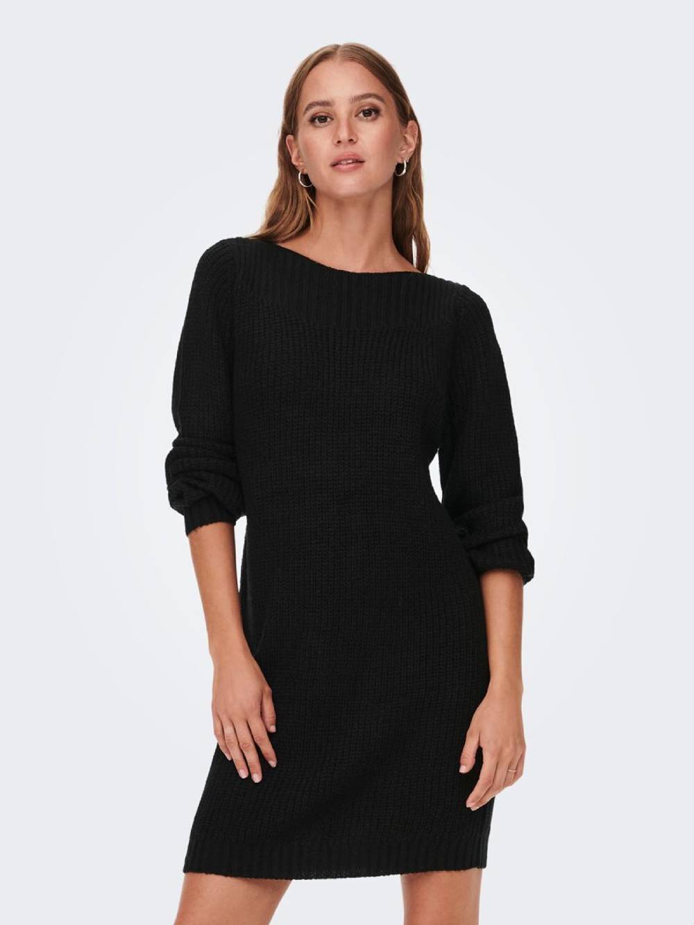 JDY Knitted dress 'JDYWhitney Megan' in Black Begrenztes Angebot