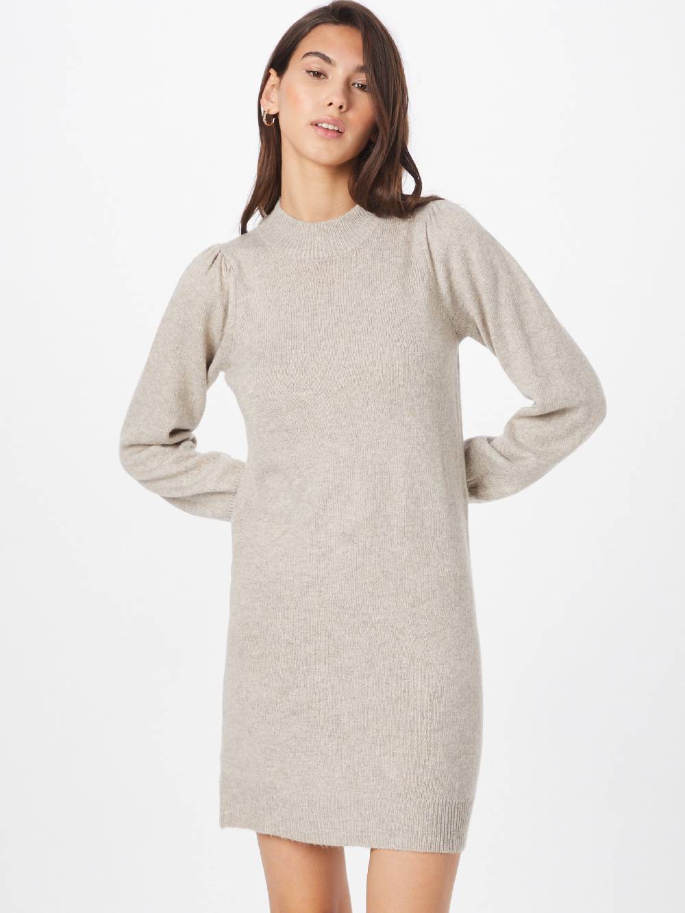 JDY Knitted dress 'JDYRue' in Greige Online Shopping