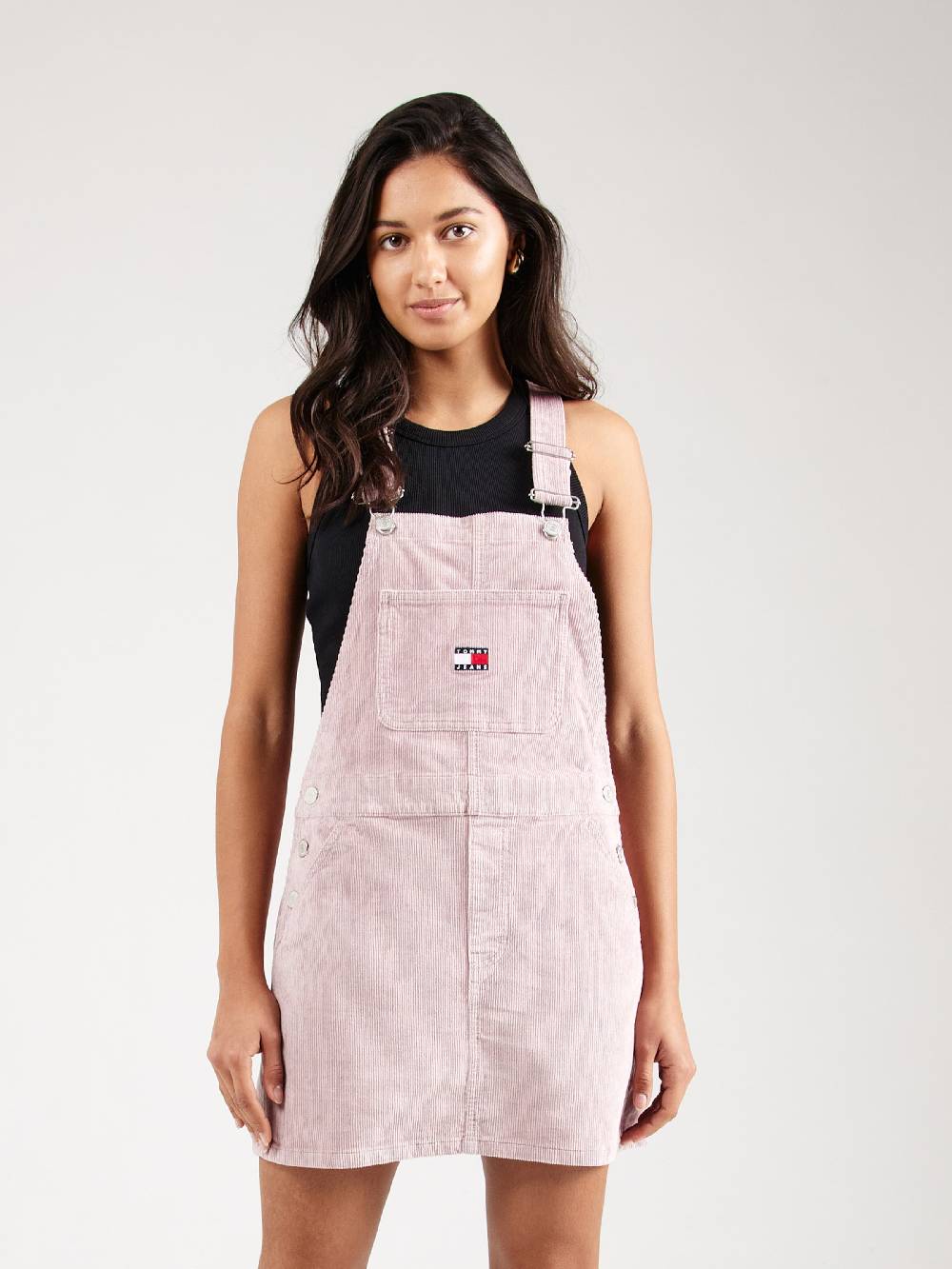 Tommy Jeans Overall Skirt in Lilac VIP-Rabatte