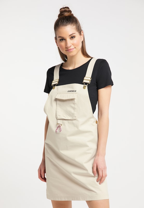 MYMO Overall Skirt in Beige JETZT KAUFEN